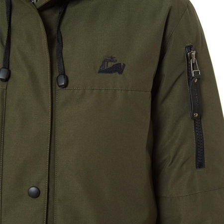 Женская парка POLARIS для суровой зимы. Цвет: Хаки