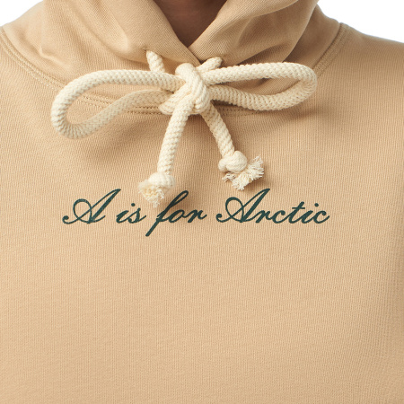 Толстовка с лого женская Бежевый