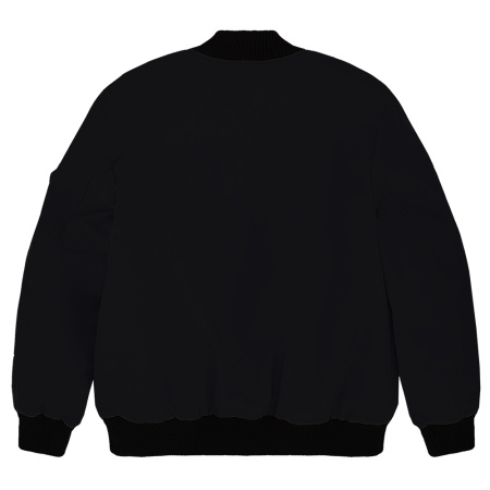 Мужская куртка BOMBER из натурального гусиного пуха Черный