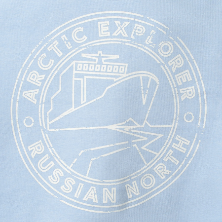 Женский свитшот ARCTIC с логотипом Голубой