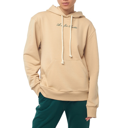 Толстовка с лого женская Бежевый